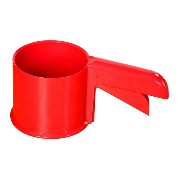 Pompotops New Plastic Flour Sieve Filter Baking Icing Sugar Powder Strainer Handle Screen Squeezing Screen, Fine Mesh Strainers for Baking Cake Bread