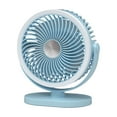 thumbnail image 1 of Pompotops Outdoor Desktop Night Light USB Rechargeable Fan, Home Dormitory Bedroom Desktop Lighting Small Table Fan, Blue, 1 of 7