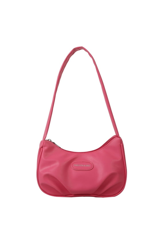 PU Leather Fashion Shoulder Bags For Women, Cute Underarm Bag Mini Take By The Hand Purse, Crossbody Bags