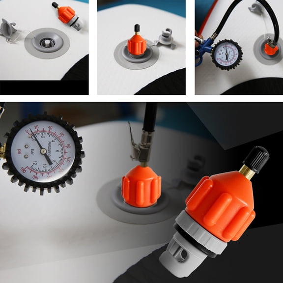 Pompotops Paddle Board Air Nozzle Kayak Air Mouth Adapter Inflatable Pump Adapter