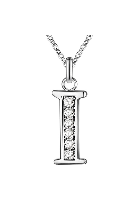 Personalized Initial Necklace Zircon Diamond 26 Letters Necklace Birthday Anniversary Jewelry Gift for Boyfriend Girlfriend