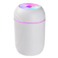 thumbnail image 1 of Vikakiooze Portable Desk Small Humidifier, 300Ml Cool Mist Humidifier, Humidifier for Home Bedroom Office, Plants, Colorful Night Function, White, 1 of 6