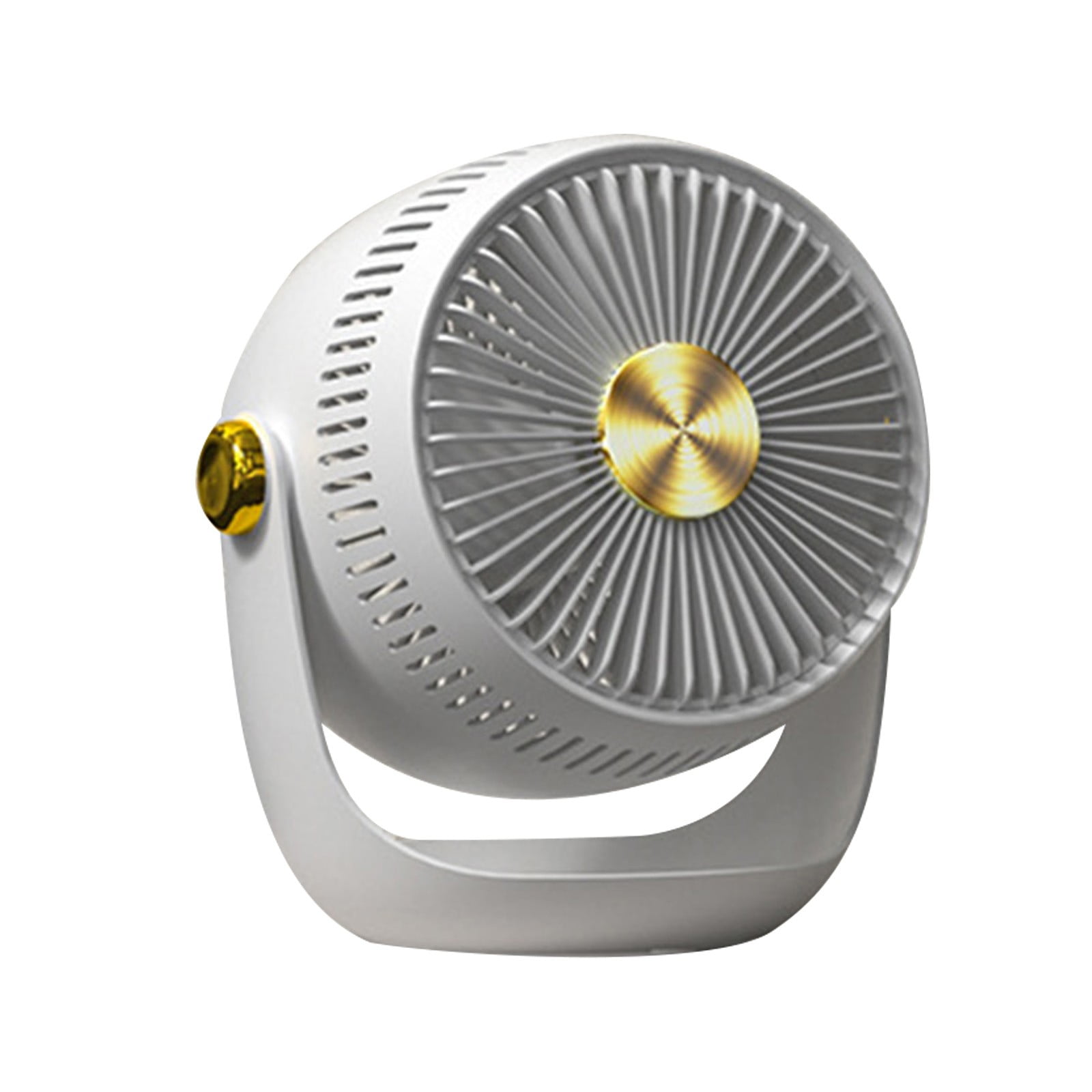 Pompotops Portable Desk Table Fan, Desktop Circulation Fan Silent Wall