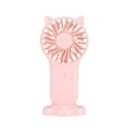 thumbnail image 1 of Vikakiooze Portable Handheld Fan, Handheld Fan, Portable Small Fan With 3 Speeds, Usb Rechargeable Hand Fan, Personal Fan Battery Operated, Suitable for Outdoor Indoor Commuting, Office, Travel, Pink, 1 of 8