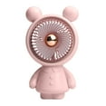thumbnail image 1 of Pompotops Portable Handheld Fan, New Bear Handheld Fan Desktop Mini Cute Home Portable USB Charging Small Fan, Pink, 1 of 4