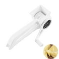 thumbnail image 1 of Pompotops Portable Stainless Steel Two-In-One Cheese Grinder Hand-Cranked Rotary Cheese Grater for Fruit, Vegetables, Nuts (White), 1 of 9