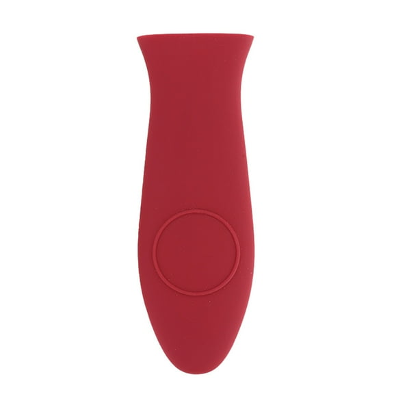 Pompotops Pot Handle Cover Non-Slip Silicone Hot Handle Holder Protecting Heat Pan Handle (Red)