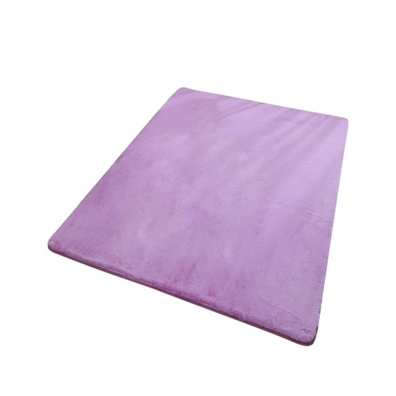 Pompotops Purple Bathroom Rug Mat, Ultra Soft Modern Area Rugs Rug Home Room Plush Carpet Decor Floor Mat