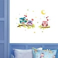 thumbnail image 1 of Pompotops Removable Cartoon Owl Wall Sticker For Kids Rooms Home Decor, 1 of 6