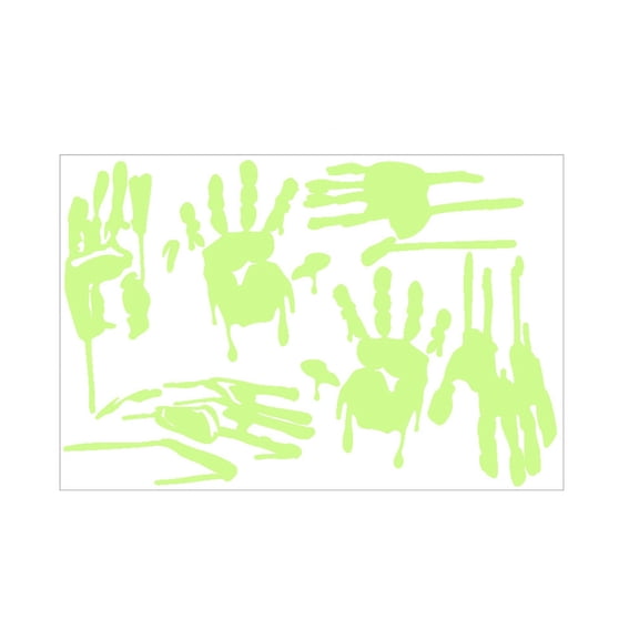 Pompotops Removable Luminous Wall Sticker Home Halloween Decoration Fluorescent Stickers