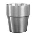 thumbnail image 1 of Pompotops Reusable Stainless Steel Double-layer Beer Mug Hot Pot Tableware Barbecue Anti-scald Tea Cup for Home Party Bar Camping, 1 of 8