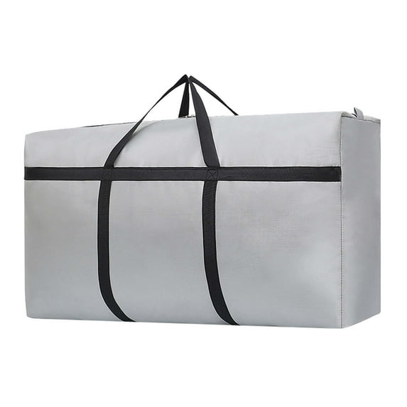 Pompotops Rolling Christmas Tree Storage Bag - Stores Artificial Xmas Holiday Tree, Waterproof Christmas Tree Christmas Items Bag Protects Against Dust, Insects and Moisture, Gray