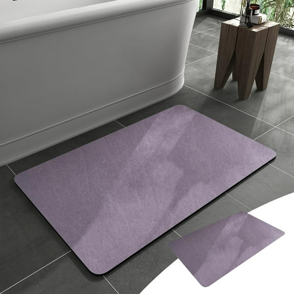Pompotops Rubber Non-Slip Quick Dry Bathroom Rugs Floor Mat, Diatom Mud Non-Slip Quick Dry Absorbent, Washable Suitable For Under Door Bathroom Floor Mat, In Front Of Bathtub, Shower Room, Sink