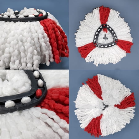 Pompotops Set Of 3 Mop Heads Compatible With Easy Clean Microfiber Replacement Swivel Head