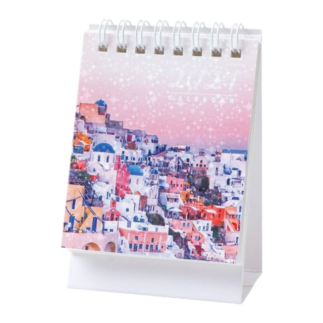 Pompotops Small Desk Calendar 20242025, Calendar 2025 Planner12