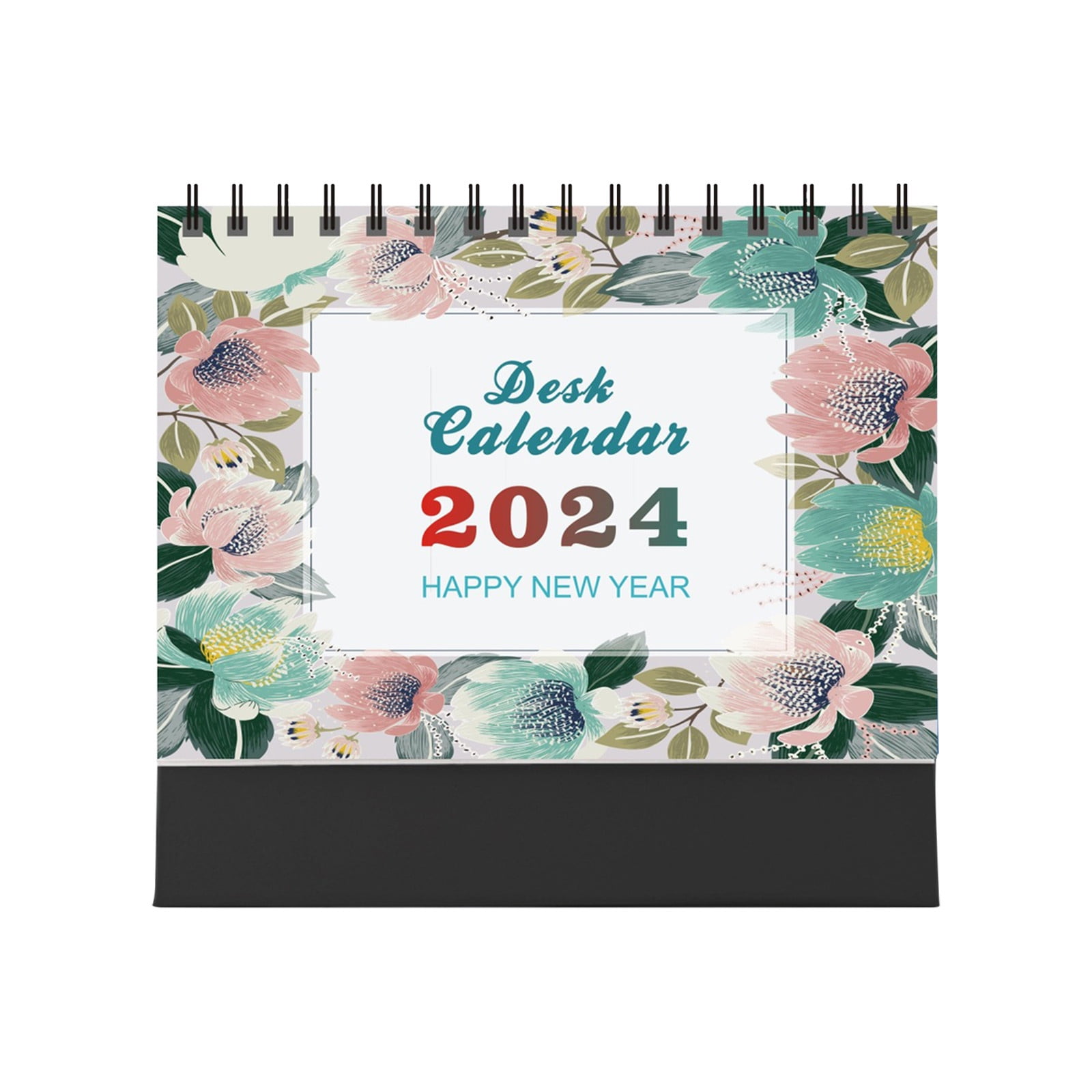 Pompotops Small Desktop Calendar 2024-2025 Full English Calendar ...