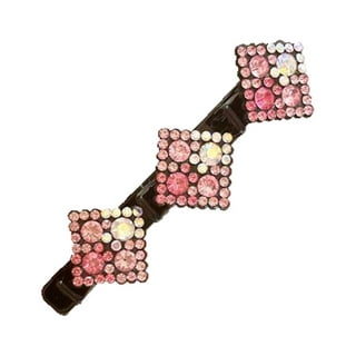 Pompotops 3 PCS Braided Hair Clips with 3 Small Clips for Women Girls Cute  Pearl Braided Hair Barrettes Hair Accessories 