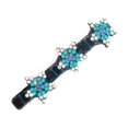 thumbnail image 1 of Pompotops Sparkling Crystal Stone Braided Hair Clips for Women Girls Star Flower Rhinestone Chopped Hairpin Duckbill Clip Hair Accessories, 1 of 5