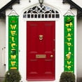thumbnail image 1 of Pompotops St. Patrick's Day Door Banner Irish Holiday Porch Sign Welcome Home Door Curtain Banner Decoration Door Hanging Painting Hanging Flag Decoration (71*12Inch), 1 of 5