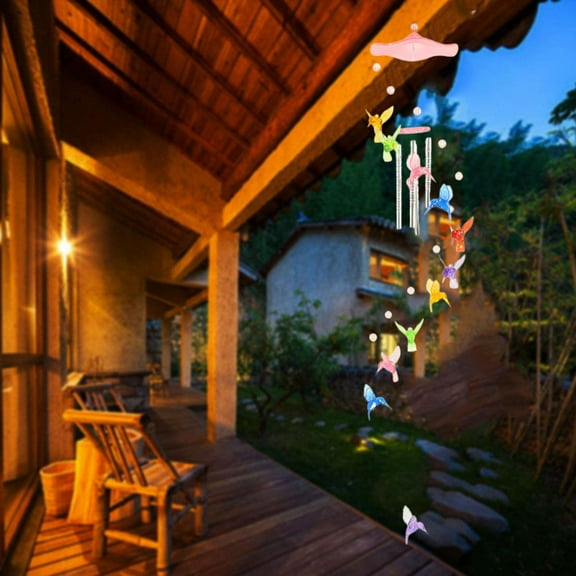 Pompotops Star Wind Chime Copper Wind Chime Wind Chimes Outdoor Garden Decor Garden Gifts