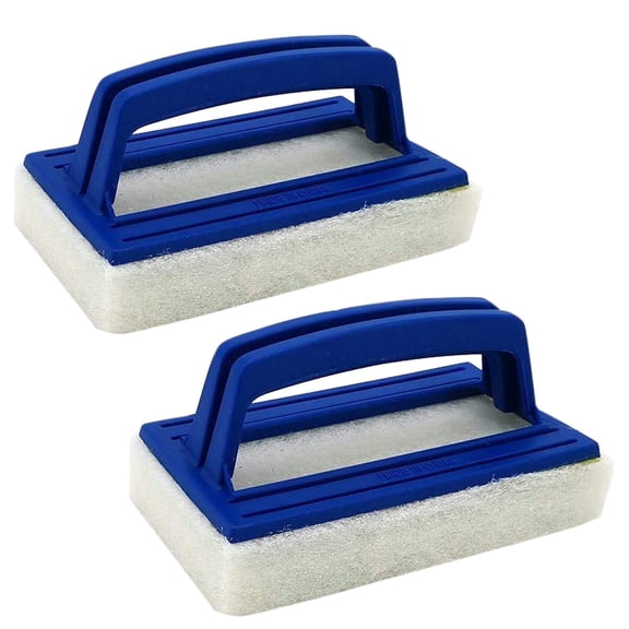 Pompotops Swimming Pool Cleaning Brush, Handheld Swimming Pool Equipment Sponge Brush Swimming Pool Tool Brush