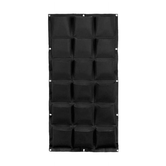 Vikakiooze Thickening Pocket Hanging Wall Vertical Flower Planter Garden Herb Planting Bag