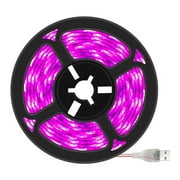 Pompotops USB Plant Grow Light Strip, Led Plant Indoor Growing Lamp, Led Grow Strips for Indoor Plants Greenhouse Aquarium Garden Flowers Veg Grow Light USB Interface