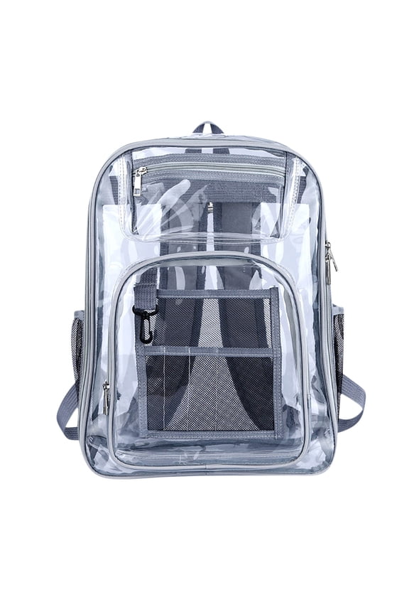 Up to 50% off, Heavy Duty Clear Backpack With Large Laptop Compartment, Plastic Bookbags For School, Stadium,Security, Sporting,School