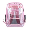 thumbnail image 1 of Pompotops Up to 50% off, Heavy Duty Clear Backpack With Large Laptop Compartment, Plastic Bookbags For School, Stadium,Security, Sporting,School, 1 of 9