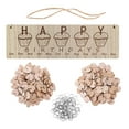thumbnail image 1 of Pompotops Valentines Day Decorations Wooden Calendar Birthday Reminder Calendar Board Party Home Wall Decoration Crafts Valentine's Day Gift Multicolor, 1 of 6