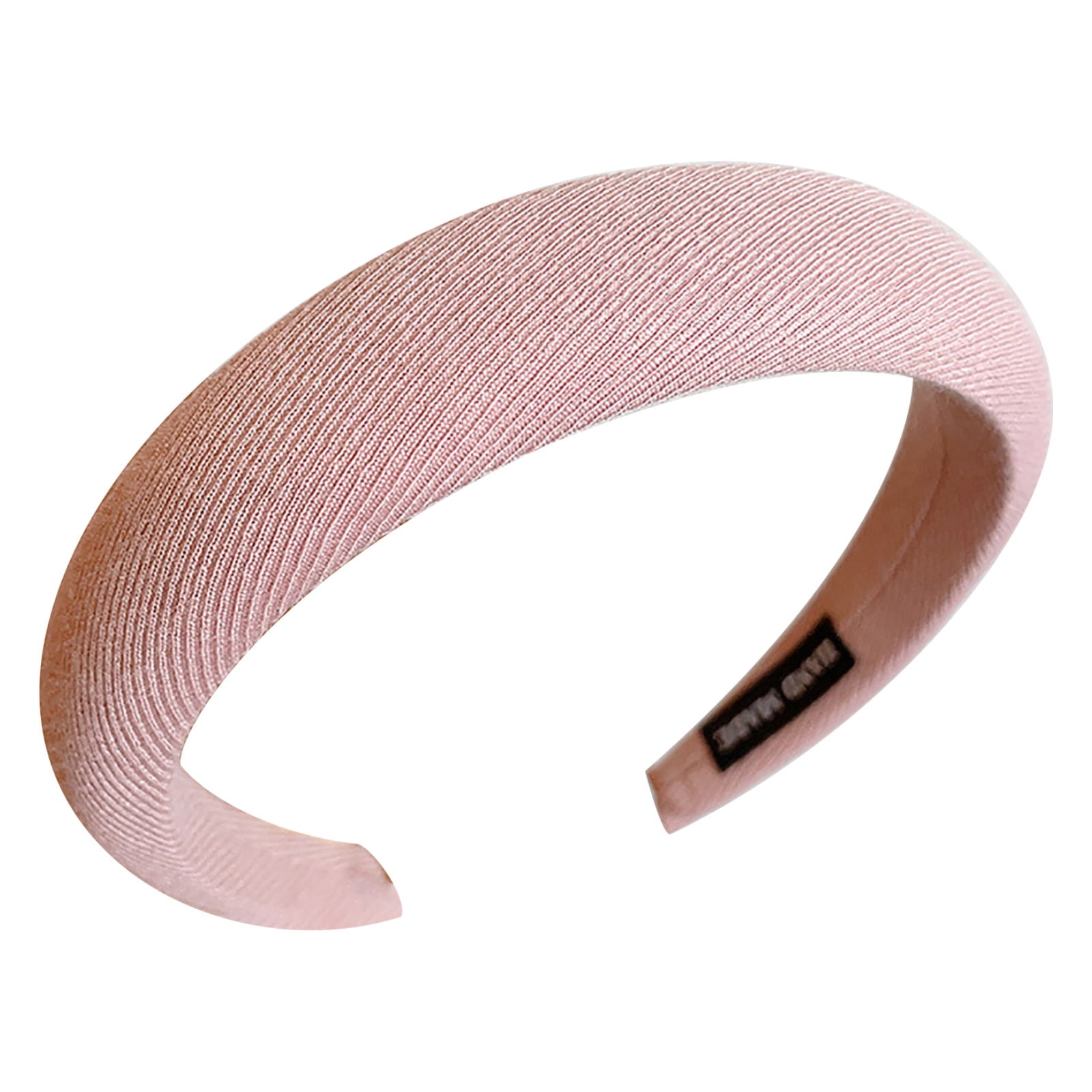 Pompotops Wide Hairbands for Women Girls Autumn and Winter Sponge Padded Head Bands Hair Hoop Party Hair Accessories, Women's, Size: 1XL, Pink