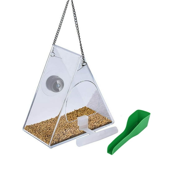 Pompotops Window Bird Feeder With Camera, HD 1080P Night Version Camera, WiFi Hotspot For Remote Connection To Mobile Phone For Outdoor Bird Watching, Pictures