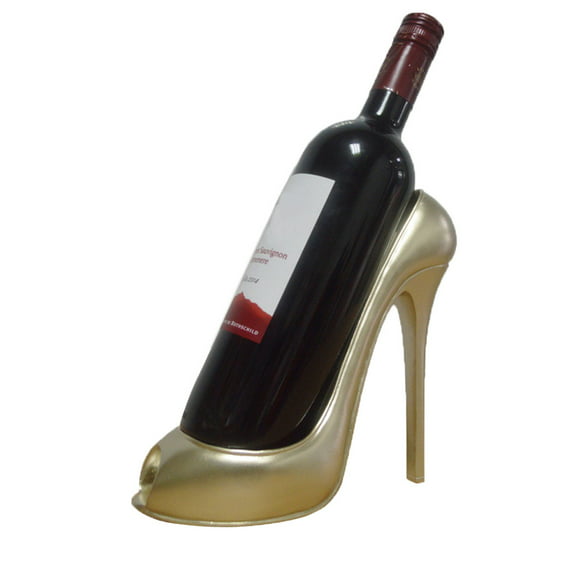 Pompotops Wine Rack High Heel Shoe Bottle Holder Storage Wedding Party Decor Ornament Gif