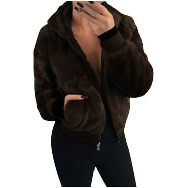 Pompotops Women's Casual Jacket Winter Warm Outwear Blouse Ladies Coat Overcoat Outercoat