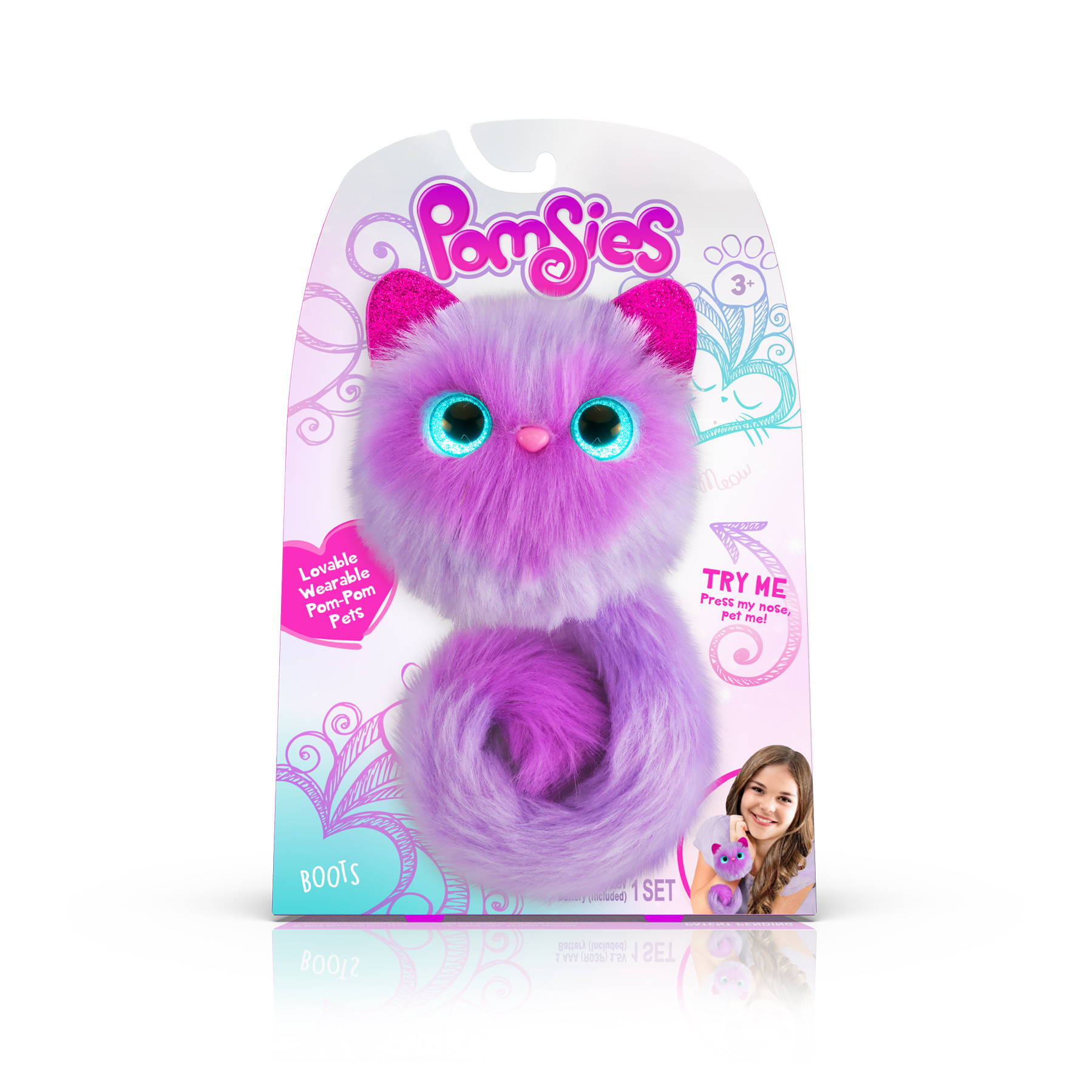 Pomsies Pet Boots- Plush Interactive Toy - image 1 of 4