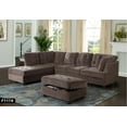 thumbnail image 1 of PonLiving 112" Wide Corner Sectional with Ottoman, 1 of 3