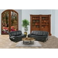 thumbnail image 1 of PonLiving Furniture 2 Piece Faux Leather Contemporary Living Room Sofa, Loveseat Set. Black, 1 of 4