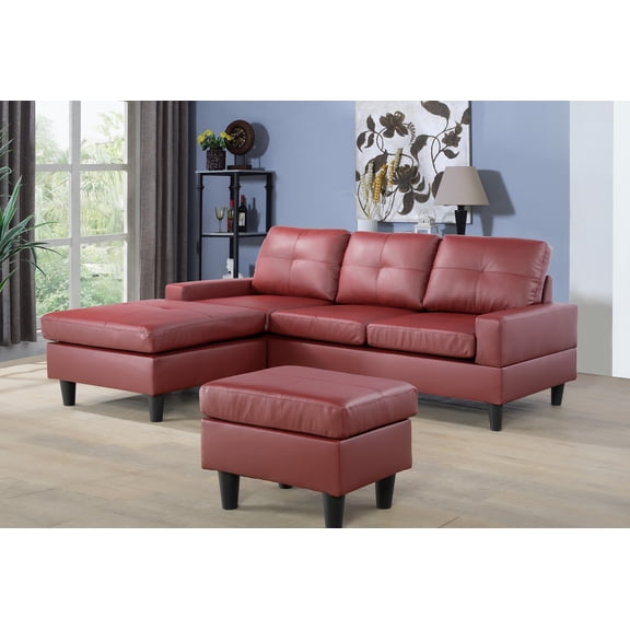 PonLiving Furniture Koris 78'' Right & Left Hand Facing Sectional Sofa withStorage Ottoman Koris 78'' Right & Left Hand Facing Sectional Sofa withStorage Ottoman