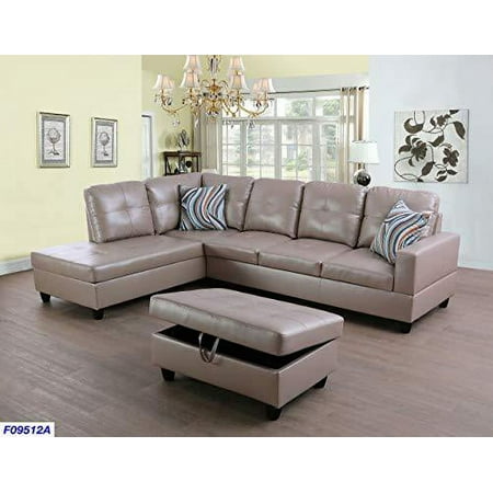 PonLiving Furniture Lefebre Sectional with Ottoman Lefebre Sectional with Ottoman