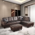 thumbnail image 1 of PonLiving Furniture Northstate Sectional with Ottoman, 1 of 1