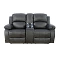 thumbnail image 1 of PonLiving Furniture Sonja Living Room Manual Rocker Recliner / Fabric: Black Sonja Living Room Manual Rocker Recliner / Fabric: Black, 1 of 3