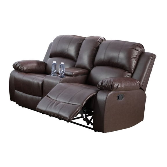PonLiving Furniture Sonja Living Room Manual Rocker Recliner / Fabric: Burgandy Sonja Living Room Manual Rocker Recliner / Fabric: Burgandy