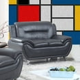 thumbnail image 1 of PonLiving Furniture US Livings Anika Faux Leather Modern Loveseat US Livings Anika Faux Leather Modern Loveseat, 1 of 2