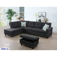 thumbnail image 1 of PonLiving Ricka Sectional with Ottoman / Orientation: Left Hand Facing, 1 of 3