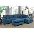 thumbnail image 1 of PonLiving Sectional Sofa Sectional Couch with Chaise Ottoman Sectional Sleeper Sofa Right Hand Facing, 1 of 6
