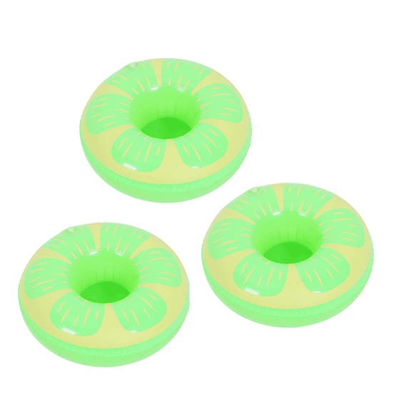 PonPom Inflatable Drink Holder, 3 Pcs Cup Holder & Drink Floating for Summer Pool Party