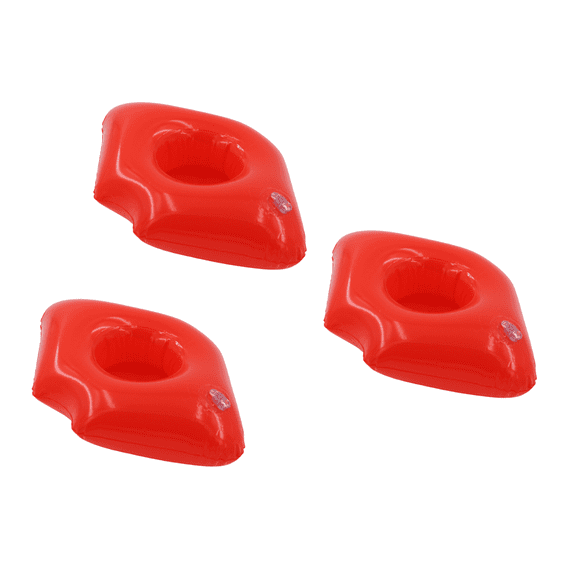 PonPom Inflatable Drink Holder, 3 Pcs Cup Holder & Drink Floating for Summer Pool Party