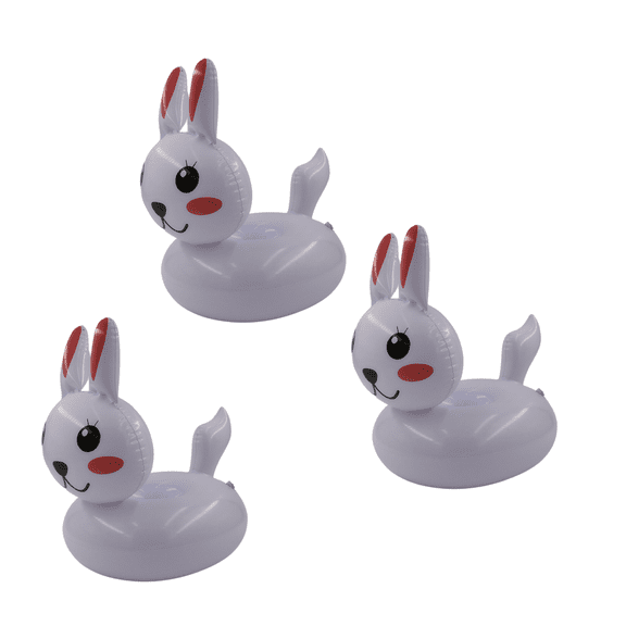 PonPom Inflatable Drink Holder, 3 Pcs Cup Holder & Drink Floating for Summer Pool Party