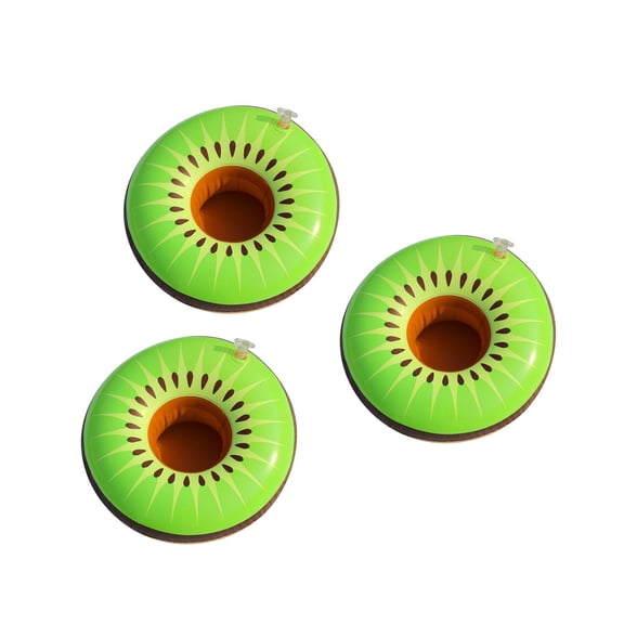 PonPom Inflatable Drink Holder, 3 Pcs Fruit Cup Pool Drink Holder Floating for Summer Pool Party