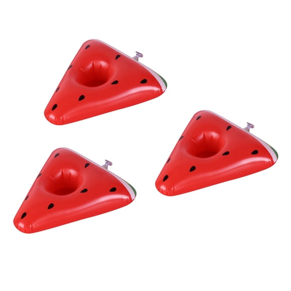 PonPom Inflatable Drink Holder, 3 Pcs Fruit Cup Pool Drink Holder Floating for Summer Pool Party